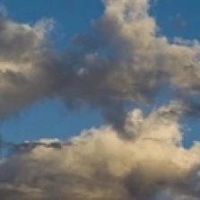 Clouds in the sky  Los Angeles  California  USA Poster Print (15 x 6)
