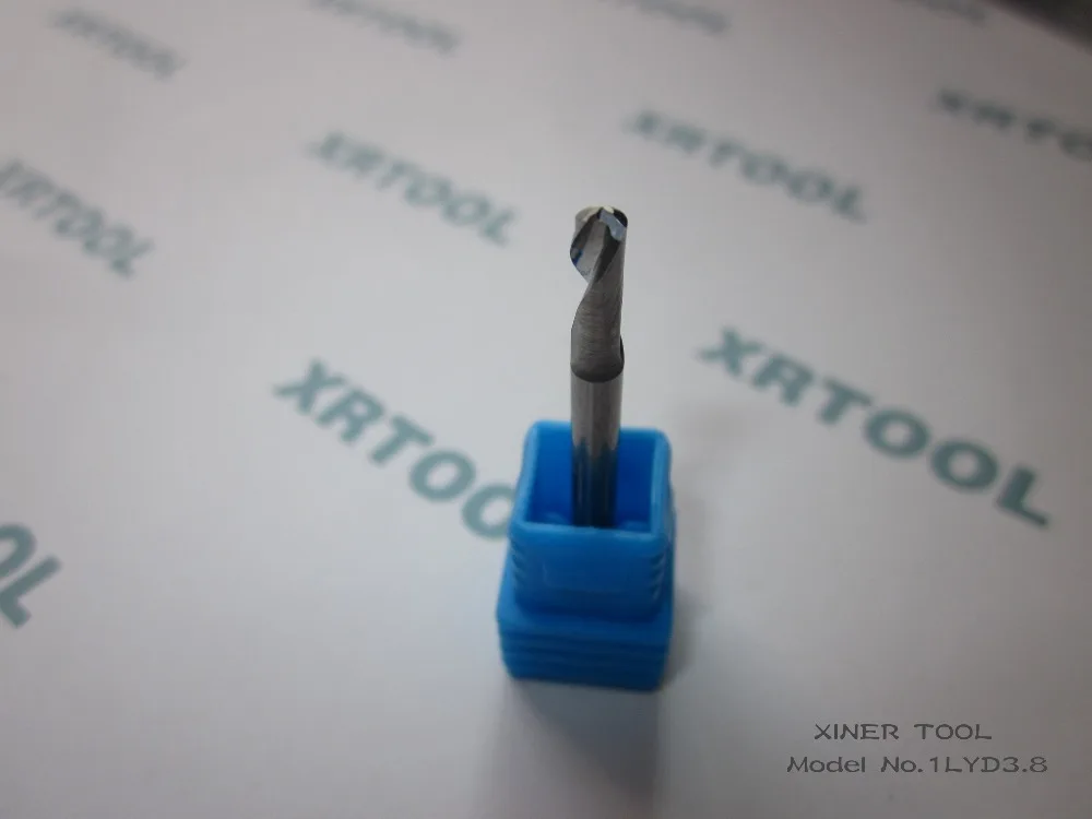 Single flute spiral milling cutter tungsten carbide end mill cutter