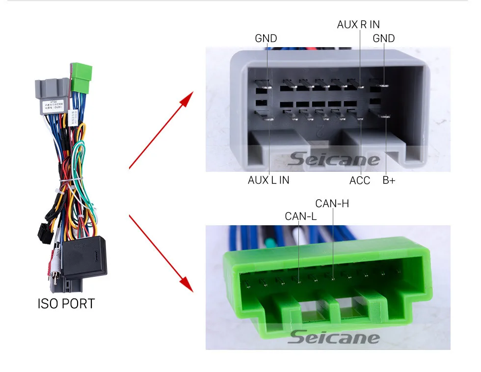 Seicane 2DIN Android 8,1 " Автомобиль Радио RDS Bluetooth Автомобильный мультимедийный плеер gps навигации для 2004 2005- Volvo XC90 с 8-ядерный