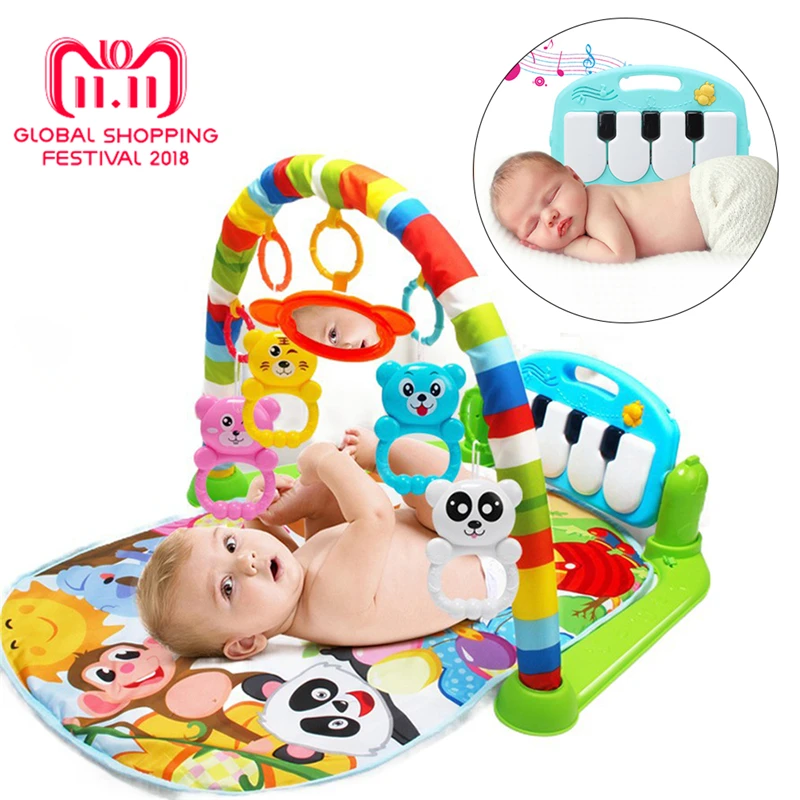 

Baby Mat Kids Rug Crawling Music Developing Mat Piano Child Play Mat Rug Puzzle Toy Keyboard Baby Gym Carpet Education Rack Toy