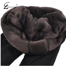 Женщины теплые леггинсы большой размер CHLEISURE зимние повседневные тощие леггинсы стрейч плотный полиэстера леггинсы