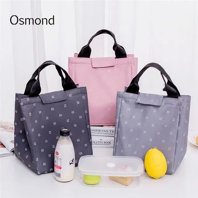 Osmond Oxford Lunch Bags Portable Insulated Bag Tote Thermal Osmond Oxford Lunch Bags Portable Insulated Bag Tote Thermal Food Picnic For Women Cute
