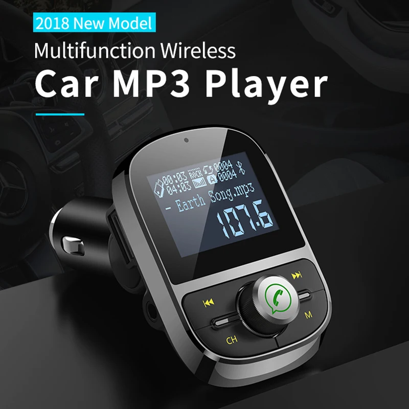 Авто Mp3 FM передатчик bluetooth fm аудио автомобильный плеер комплект громкой связи с TF
