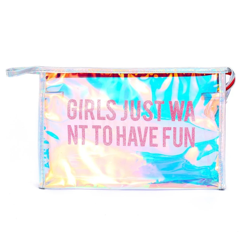 

Reversible Sequin Makeup Pouch Cosmetic Bag Zipper Pen Pencil Case Storage Bag