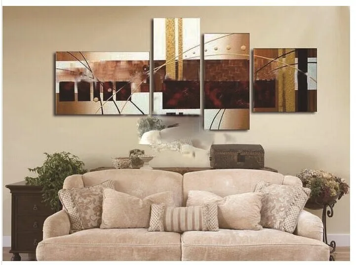 Free shipping Home Decoration Home Decor hand painted wall art abstract