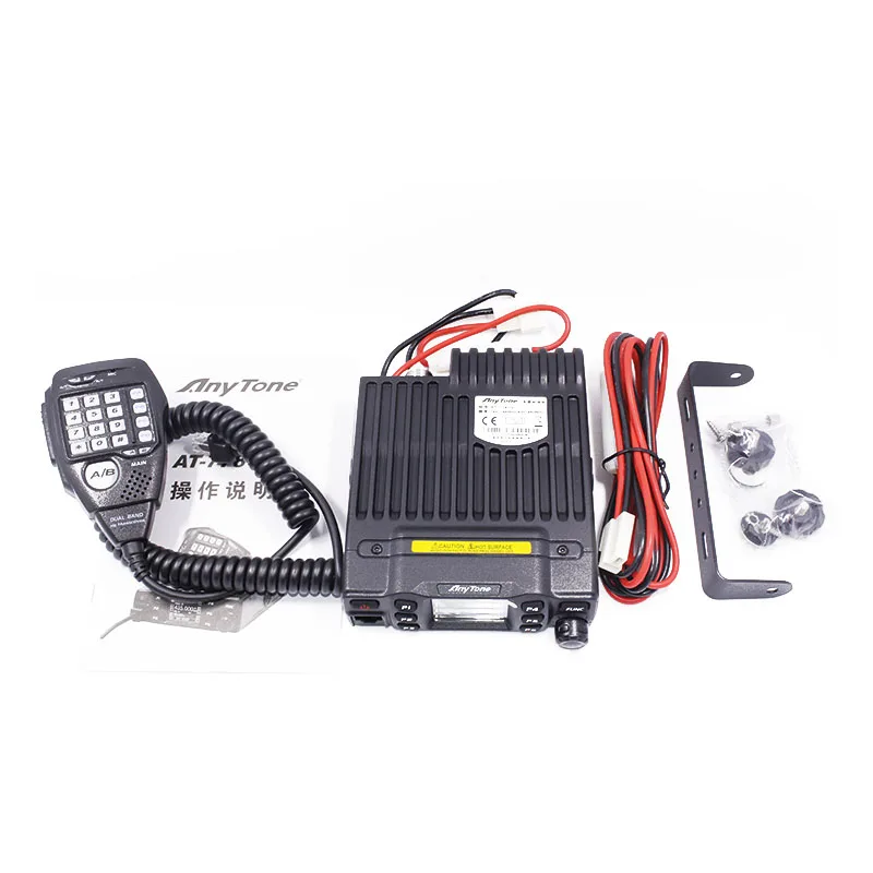 AnyTone AT-778UV двухдиапазонный мобильный приемопередатчик радио VHF: 136-174MHz UHF: 400-480MHz автомобильный двухсторонний любительский радиоприемник Walkie Talkie