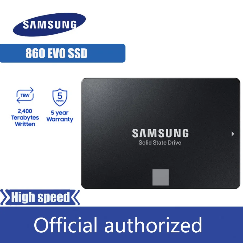 

SAMSUNG SSD 860 EVO 250GB 500GB 1TB Internal Solid State Disk SATA3 2.5 HD Hard Drivefor Laptop Desktop PC