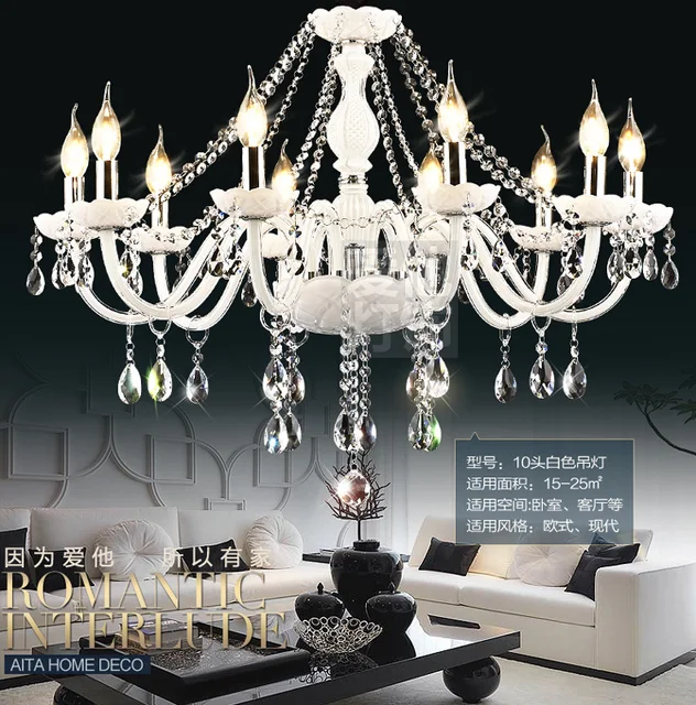 Dx Luxtre White Crystal Chandeliers High Quality K9 Dx Luxtre White Crystal Chandeliers High Quality K9 Chandelier Res Home Decoration Lighting