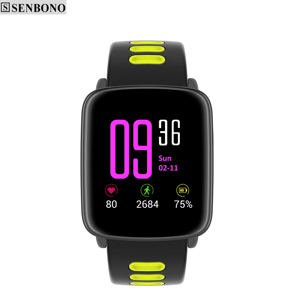 Tragbare Geräte Senbono Gv68 Ip68 Wasserdicht Smart Watch Fitness Tracker Für Senbono Fans Zu Hohes Ansehen Zu Hause Und Im Ausland GenießEn