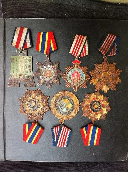 

7PC Different Times Chinese Military Disparate Anti-Japanese Hero Award Memorial Medal