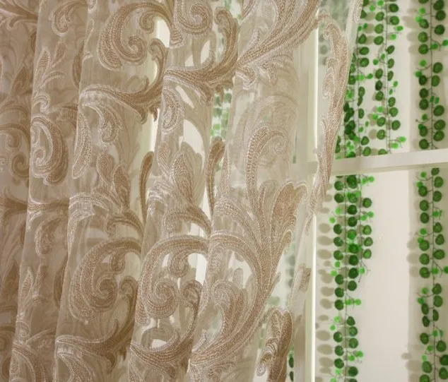 Curtains Living Room Bedroom Customize Ready Voile Jacquard Tulle Curtains Living Room Bedroom Customize Ready Voile Jacquard Tulle Punching Hooks Curtain Bathroom Kitchen 1