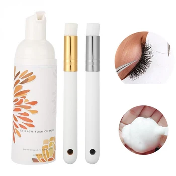 

60ml Eyelash Foaming Cleanser Foam Professional Eyelash Glue Extension Clean Eye Lashes Individual Makeup Remover Lash Lift Tool