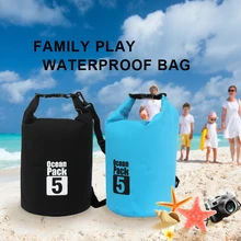 ПВХ 5L 10L 20L Открытый Дайвинг сжатие хранения водонепроницаемая сумка для мужчин женщин плаванье рафтинг каяк