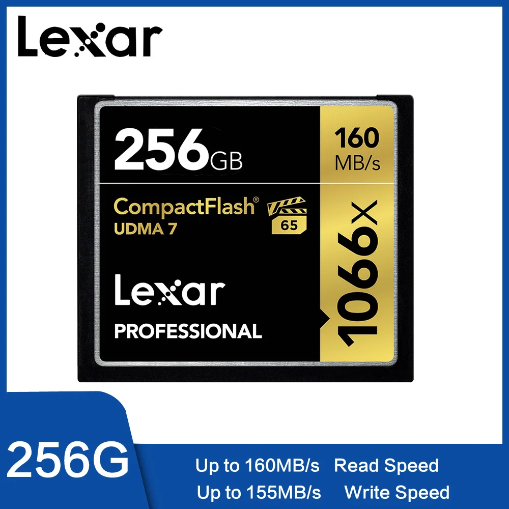 Lexar Professional 1066x CompactFlash 128GB 256 ГБ оперативной памяти 32 Гб встроенной 64 карта 160 МБ/с. UDMA