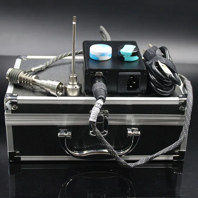 enail dnail kit with 6 in 1 titanium quartz nail coil heater work coil works enail