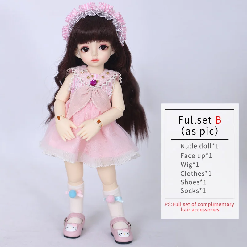 Имбирные куклы Miadoll BJD SD модель тела 1/6 полный комплект с волосами одежда обувь
