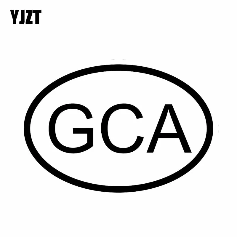 YJZT 13 1 см * 8 GCA GUATEMALA код страны овальная Автомобильная Наклейка Виниловая наклейка