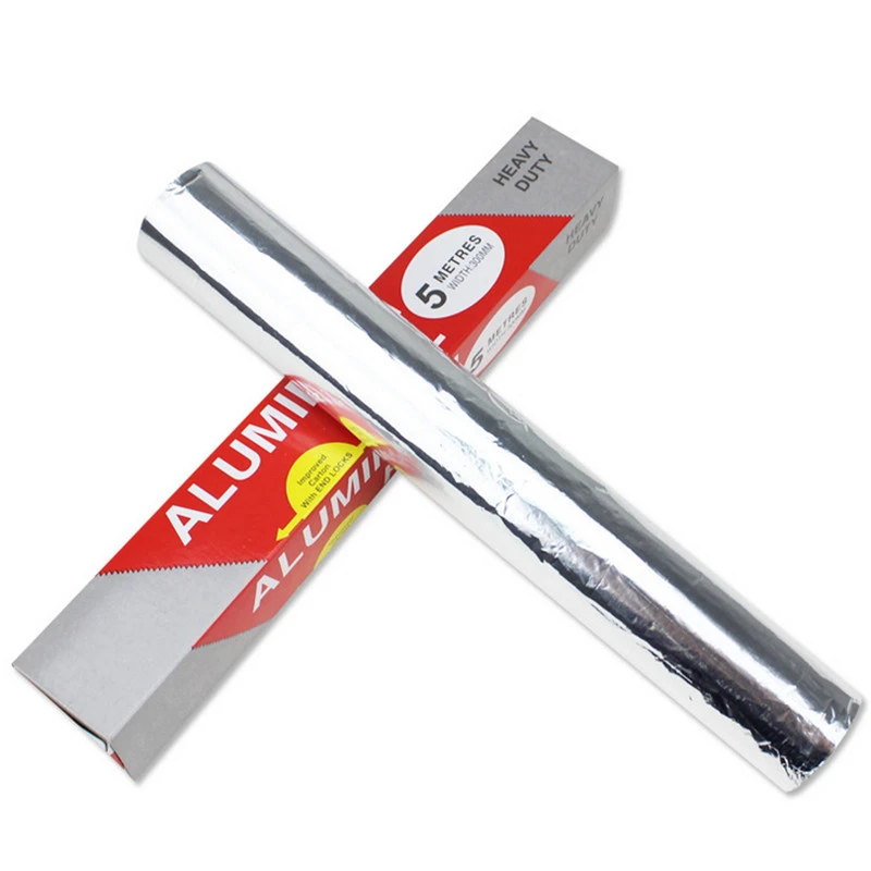 

5M Tinfoil Oilpaper Aluminum Foil Baking Barbecue Paper Oven Grill Paper Silver Economic Pastry Baking Tools