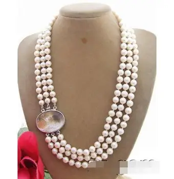 

N1311269 Charming! 7-8mm white Pearl Necklace