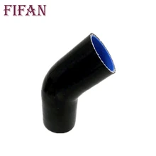 FIFAN 45 градусов Редуктор силиконовый локоть шланг 45 63 76 83 89 мм Резиновый Столярный согнутый шланг для автомобиля Аксессуары для холодного воздуха впускной шланг