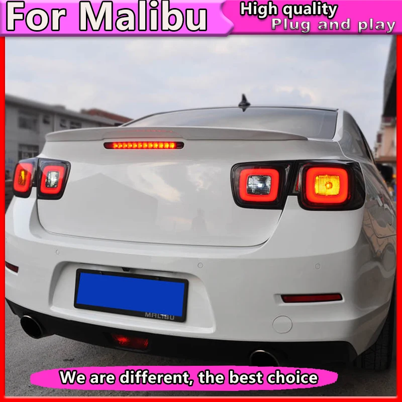 Автомобильный Стайлинг для Chevrolet Malibu задний фонарь s 2011 2012 2013 2014 светодиодный DRL +