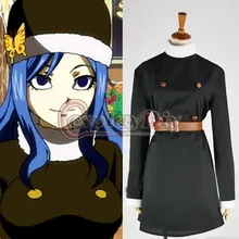 Fairy Tail Wendy Marvell Black Suit Dress Outfit Costume Cosplay Adult Women’s Halloween Costume Cosplay