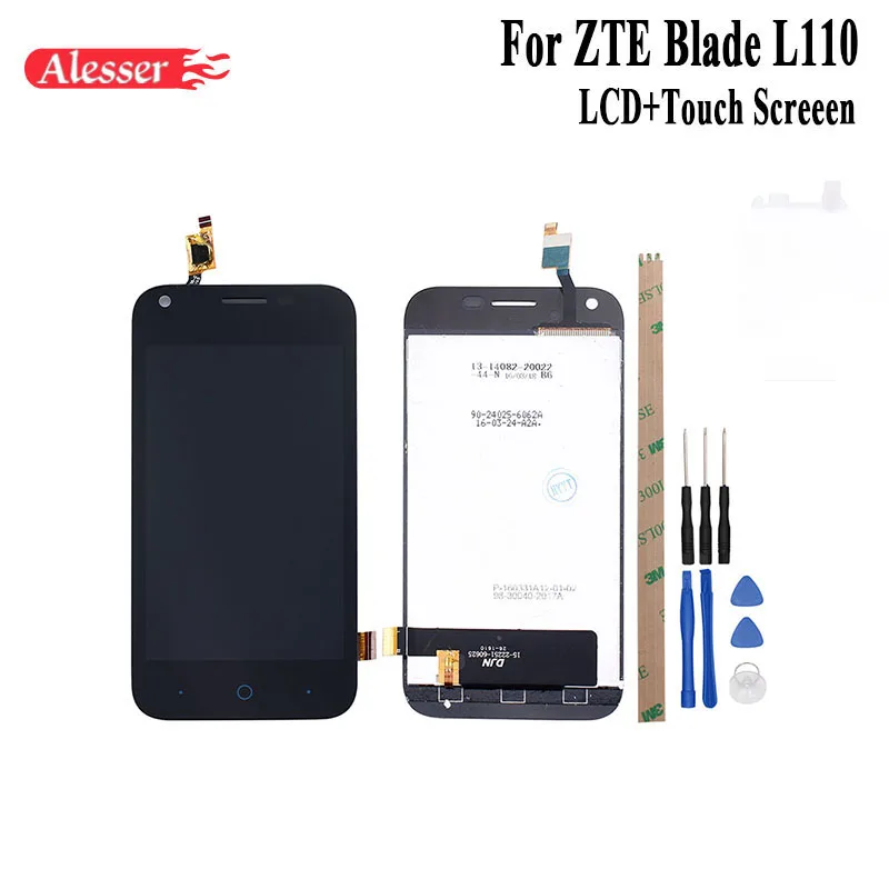 Alesser для ZTE Blade L110 ЖК-дисплей и замена сенсорного экрана Аксессуары телефона +