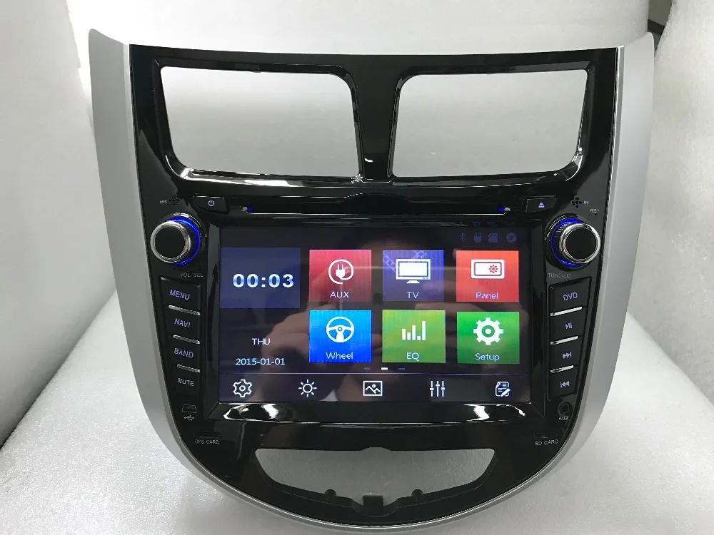 BYNCG русская меню 7 &quotавтомобильный DVD плеер для Hyundai Solaris accent Verna i25 с 2 din