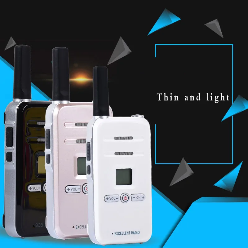 2Pcs Walkie Talkie Radio Tdx Td-Q7 3W Portatile Ham Cb Radio A Due Vie Palmare Hf Ricetrasmettitore Del Interphone