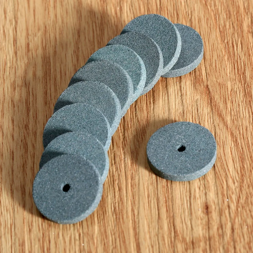10pcs 20mm Diamond Grinding Wheel polishing dremel Mounted Stone