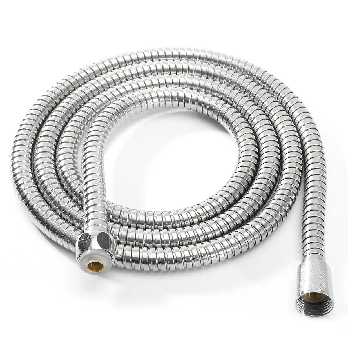 Buy 2M G1/2 Inch Flexible Shower Hose Plumbing Hoses Stainless Steel Chrome