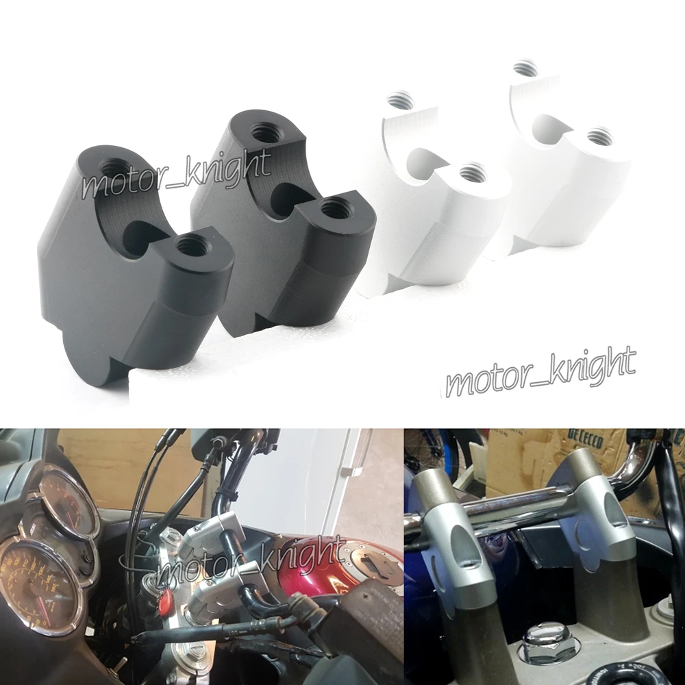 

Anodized 2 Inch Pivoting Motorcycle Handlebar Riser For 7/8" 22mm fat handleBars Clamp Universal For HONDA SUZUKI YAMAHA Kawasak