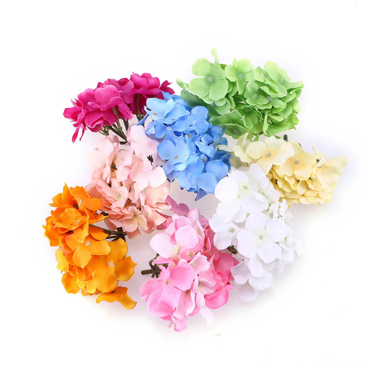 8 шт. 30 лепестков гортензии цветы красочный фон настенная Свадебная скатерть имитирующий держащий цветы