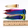 [50PCS] Lady Amherst Tippet Feather Natural White Red Yellow Pink Purple Green Color Fly Tying Fishing Streamer Intruder ► Photo 2/6
