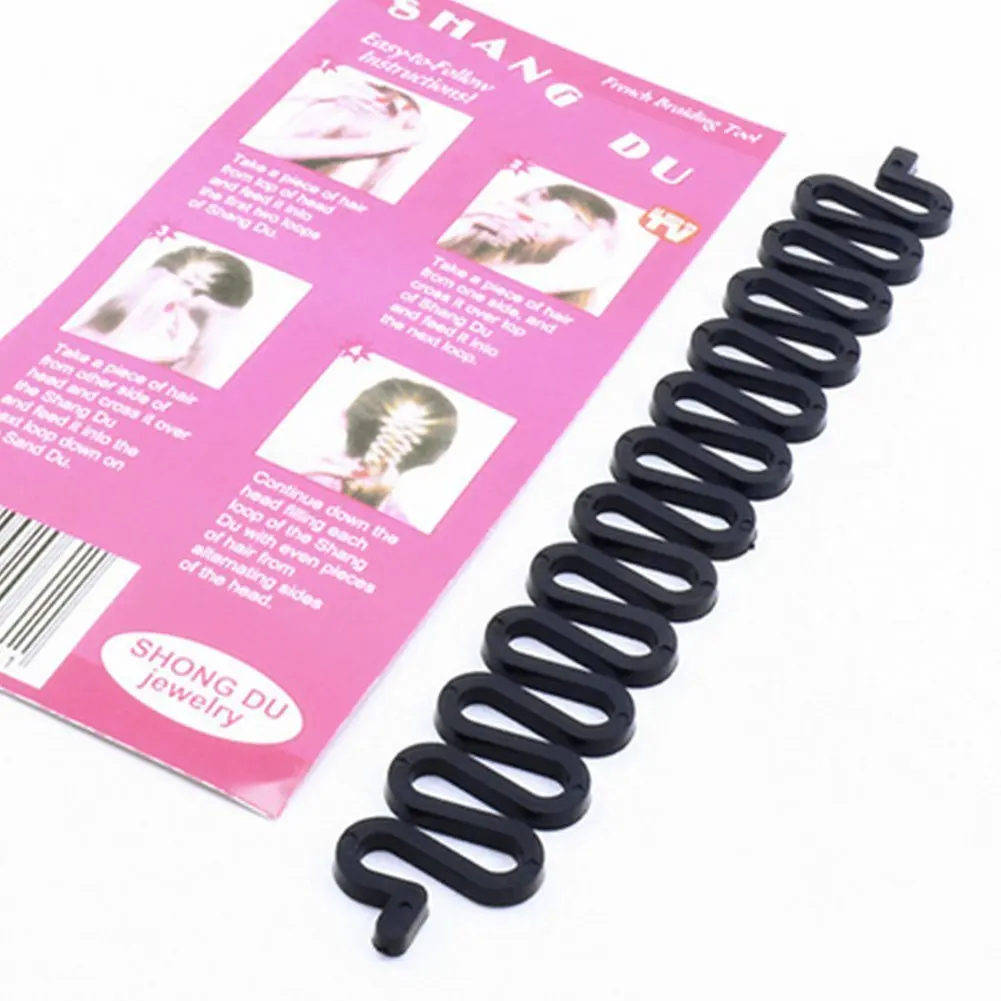 Волшебная заколка для волос Braider плетеная Stylist Queue держатель Ролик Diy Bun Maker 2 шт как