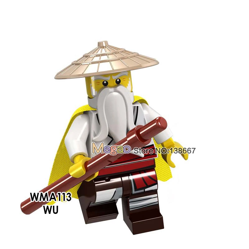 Single Llyod Nya Echo Zane ZX Golden Ninja Kai Cole Yang Akita Pythor Snake Warrior Ninja Building Blocks Model Kids Toys - Цвет: Красный