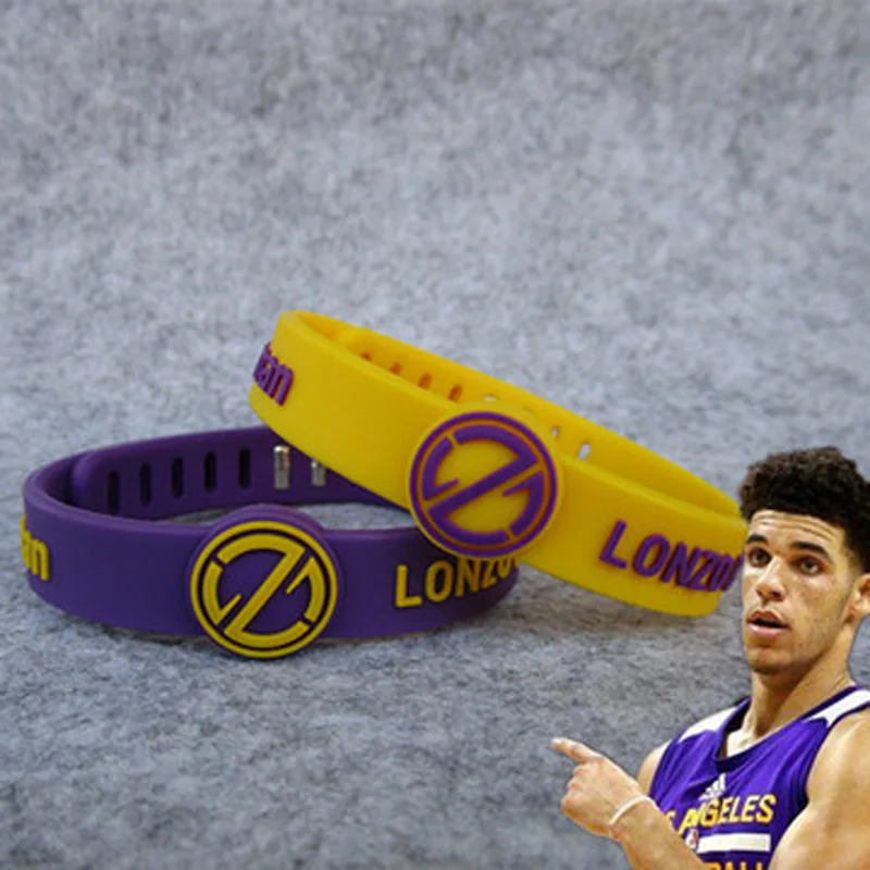 Wholesale Favorite Basketball Superstar Sports Wristbands Silicone