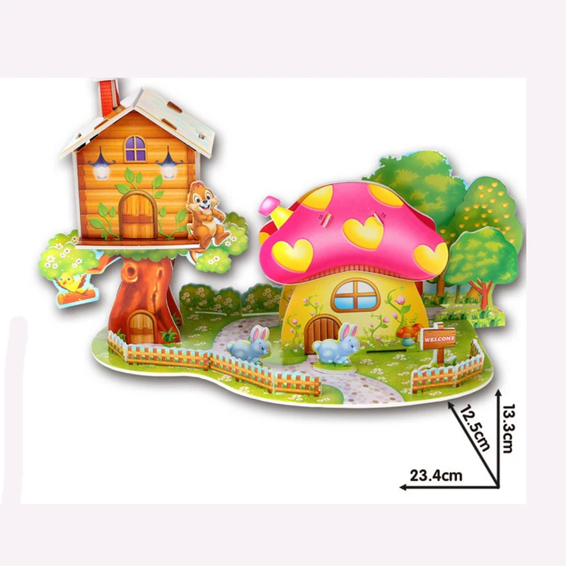 3D DIY rompecabezas bebé juguete niño temprano aprendizaje Castillo construcción patrón regalo para niños Brinquedo Educativo casas rompecabezas 3D DIY rompecabezas bebé juguete niño temprano aprendizaje Castillo construcción patrón regalo para niños Brinquedo Educativo casas rompecabezas