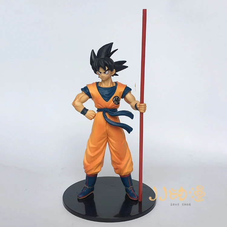 Vogue Son Gokou Goku Magic Stick Dragon Ball Super Broly Saiyan Statue The  20th Film Limited Figure Model Toys Gift - AliExpress
