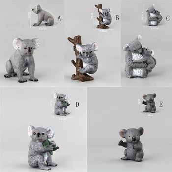 

High Quality Toys Koala Bear Solid PVC Simulation Animal Model Action & Toy Figures Educational For Boys Gift
