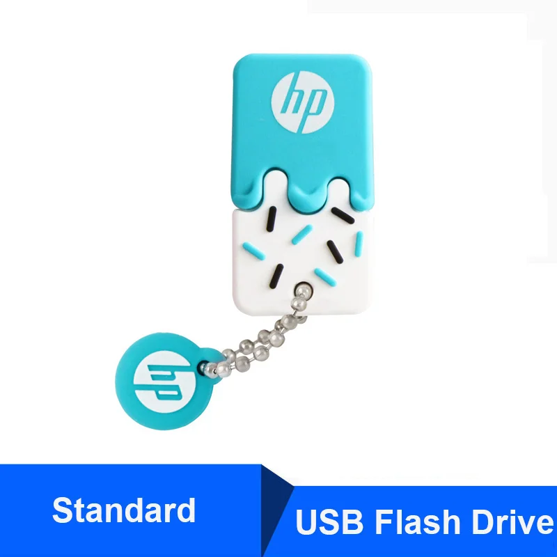 hp USB Flash 64 ГБ 32 ГБ 16 ГБ силиконовая Флешка v178 синий и розовый милая девушка студентов Творческий DJ музыка Memory Stick 32G - Цвет: v178-blue Standard