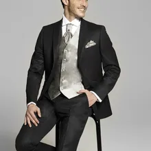 Индивидуальные древесный мужской костюм церемония костюм партии костюм пальто для мальчиков костюмы для мужчин бренд куртка+ брюки+ галстук+ жилет смокинг для жениха