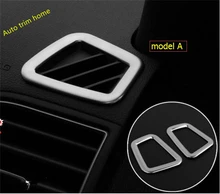 

ABS Matte Interior Refit Kit Dashboard Air Conditioning AC Outlet Vent Cover Trim For Ford Explorer 2013 - 2017 Auto Accessories