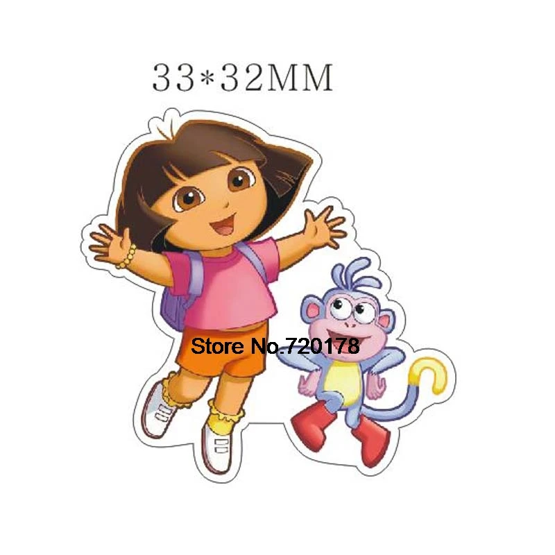 

Cartoon Flatback Resin Planar girl Resin Cabochon DIY Hairbow Decoration Crafts 50pcs,33X32MM RET1055H