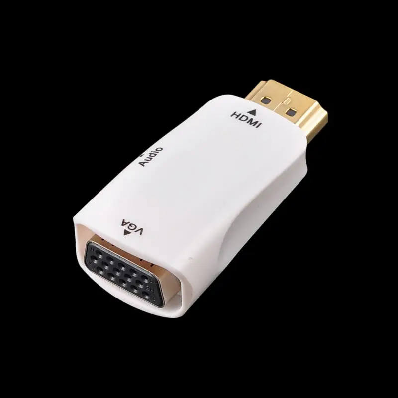  Uscita HD 1080 P HDMI a Vga Cavo del Convertitore con Audio Cavo per Xbox X360 PS3 PC Proiettore de