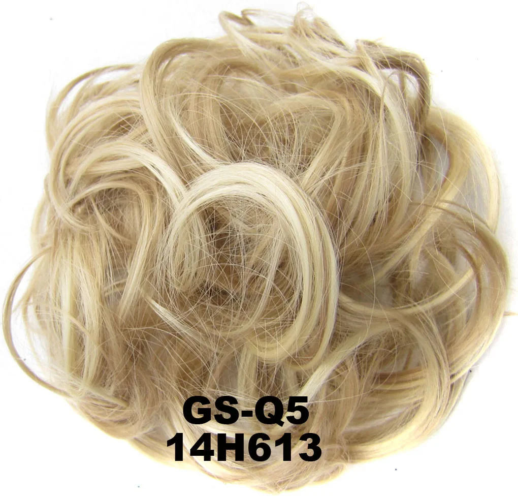 Similler синтетические волосы булочка эластичный пончик волос Сумка высокая температура волокна шиньон булочка волосы для наращивания аксессуары для свадьбы - Цвет: 14H613