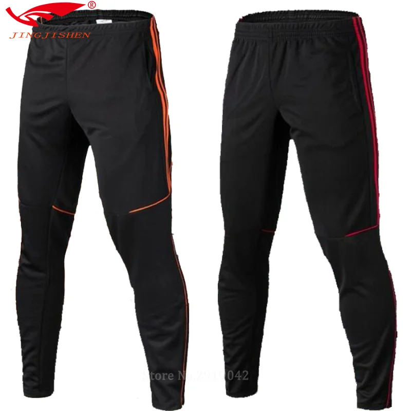 

mens soccer jerseys 2016 2017 survetement football training suit soccer pants maillot football sweat pants running skinny legs