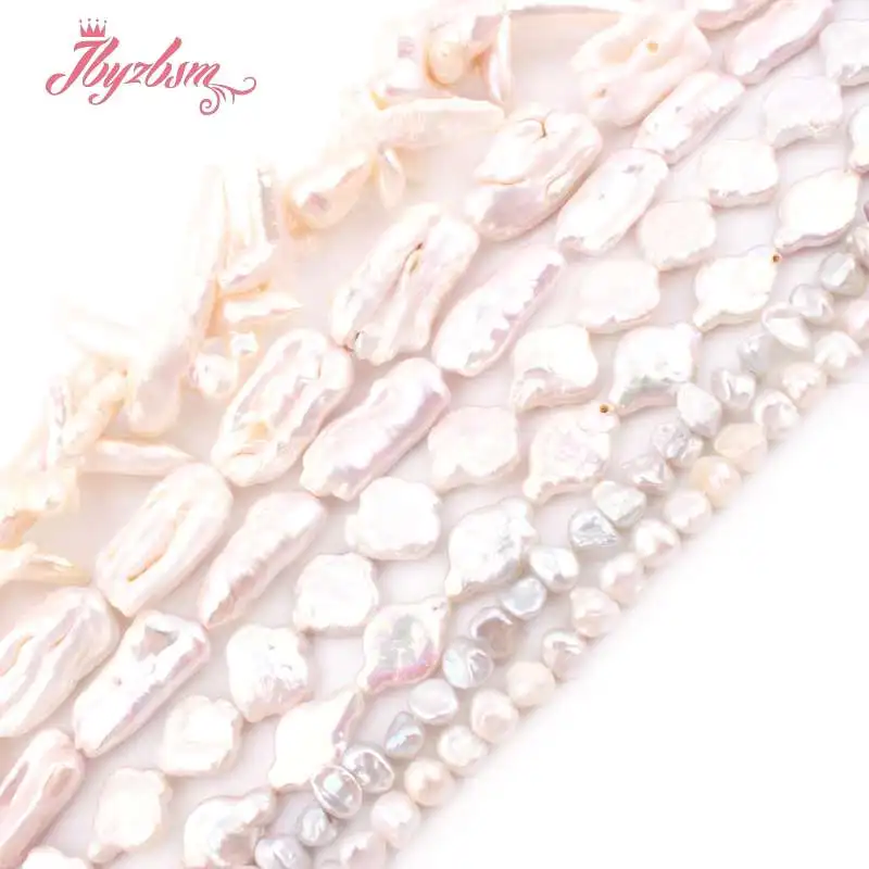 

Natural Freshwater Pearl Edsion Loose Stone Beads For Jewelry Making DIY Woman Gift Necklace Bracelet Eaaring Spacer Strand 15"