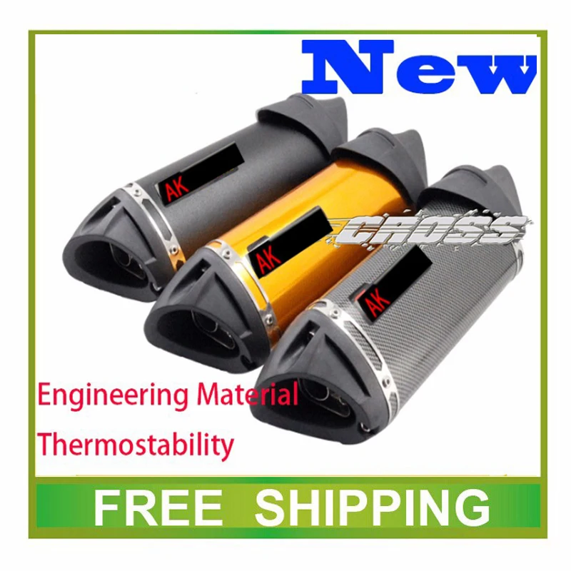 

motorcycle exhaust pipe muffler modify pipe motocross scooter akrapovic exhaust tubo escape moto escapamento de moto 125cc 200cc