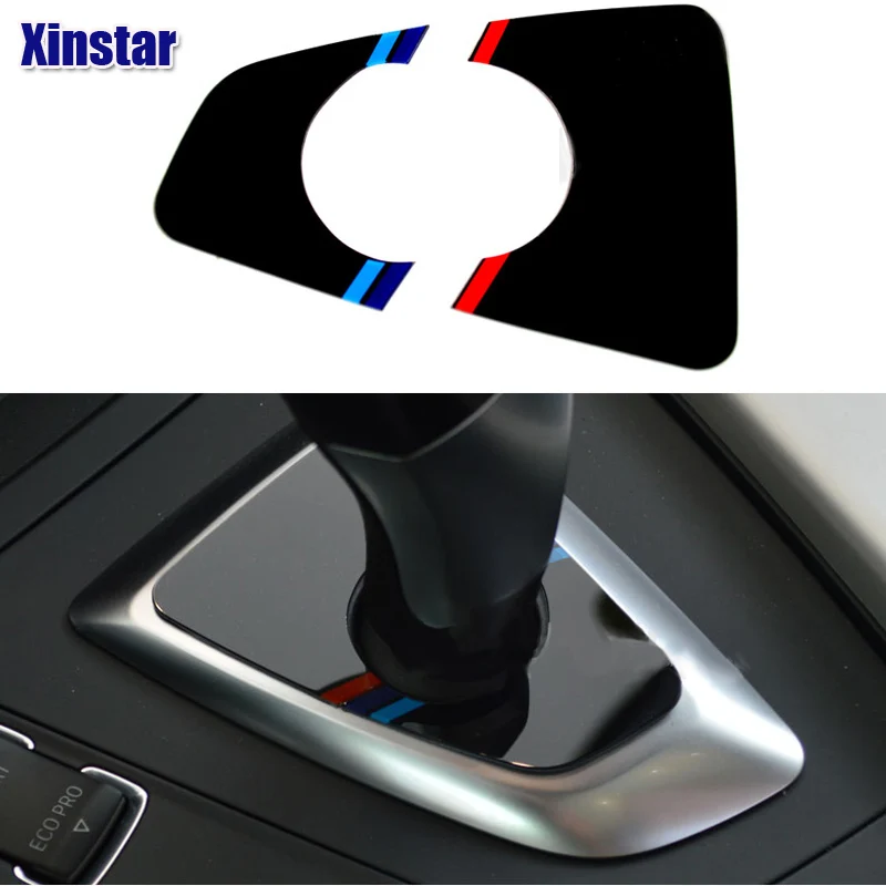 

Acrylic M power performance Car gear shifter decoration sticker for BMW 2013-2016 3 series F30 F35 118i 316i 320i 328i
